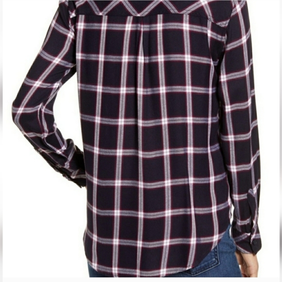 Rails Black Plaid Hunter Button Down Shirt Size S - Picture 2 of 8